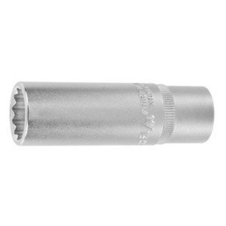 HOLEX 1/2 inch Drive Socket, 12 pt, Deep, 11/16 642522 11/16